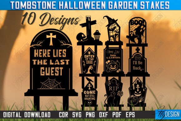 Download Tombstone Garden Stakes Laser Cut Bundle - Premium Resources