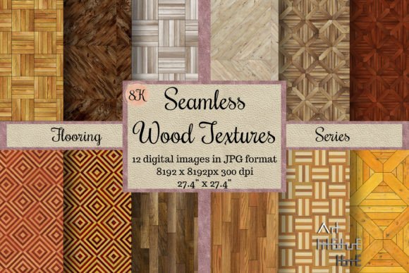 Download 12 Seamless Wood Flooring Textures - 8K - Seamless Collection