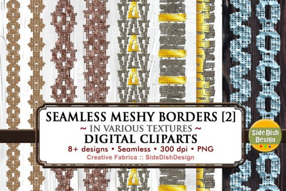Download Seamless Meshy Borders Digital Cliparts - Seamless Collection